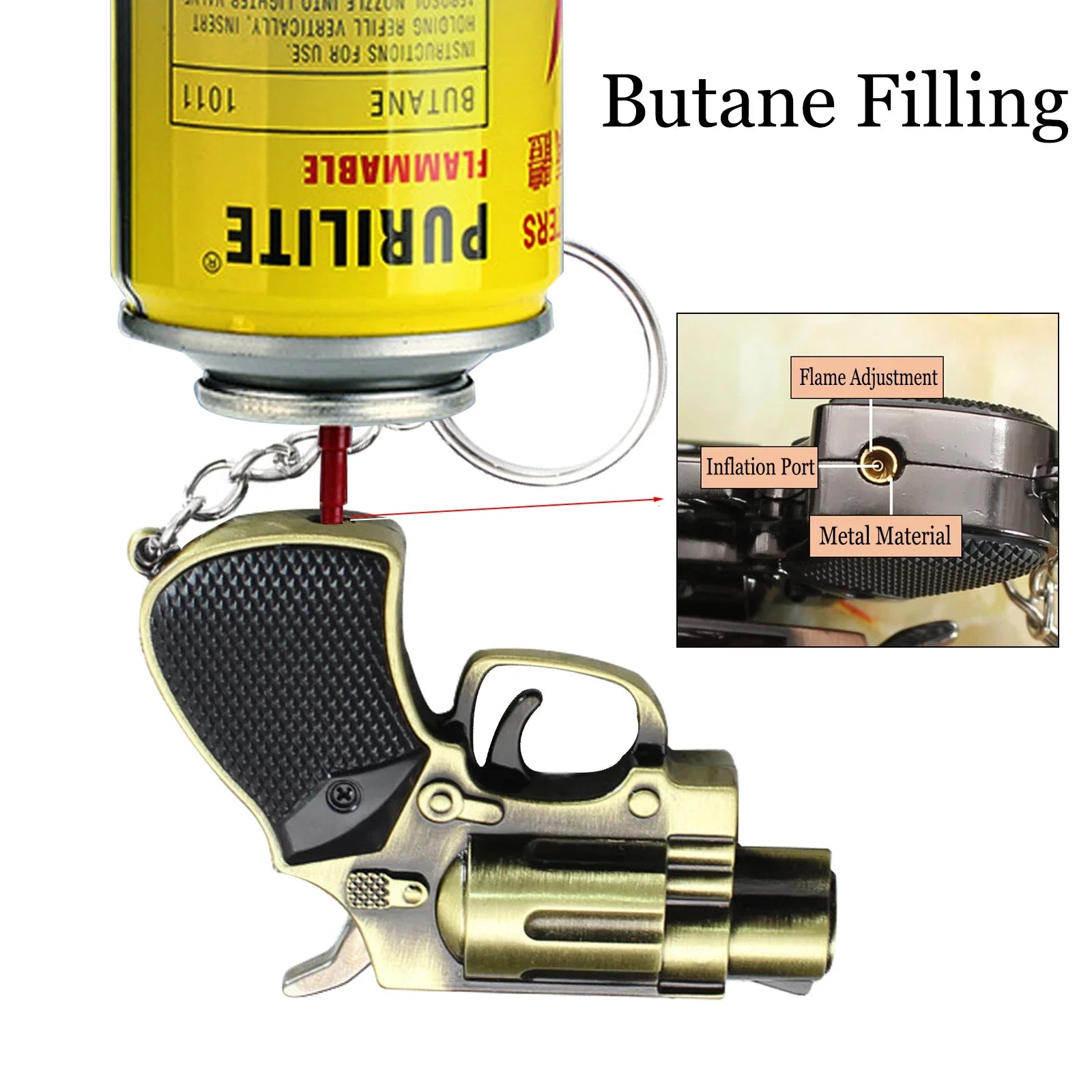 Mini Revolver Lighter